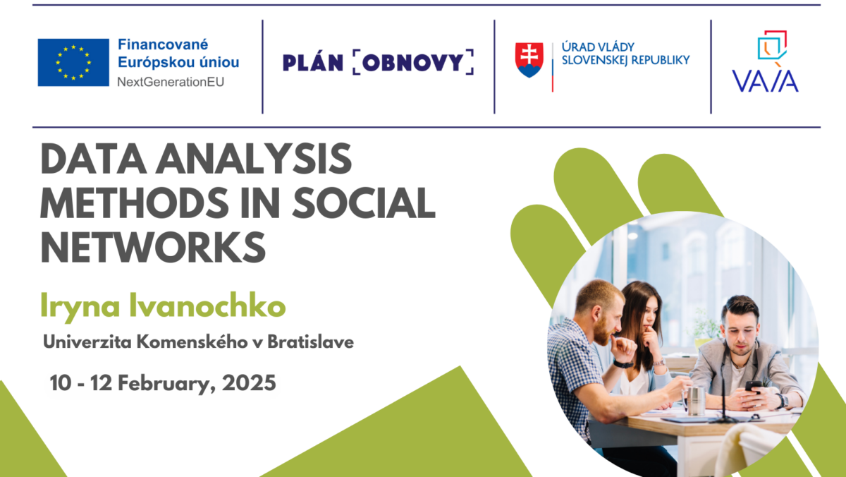 Practical seminars “Data analysis methods in social networks”