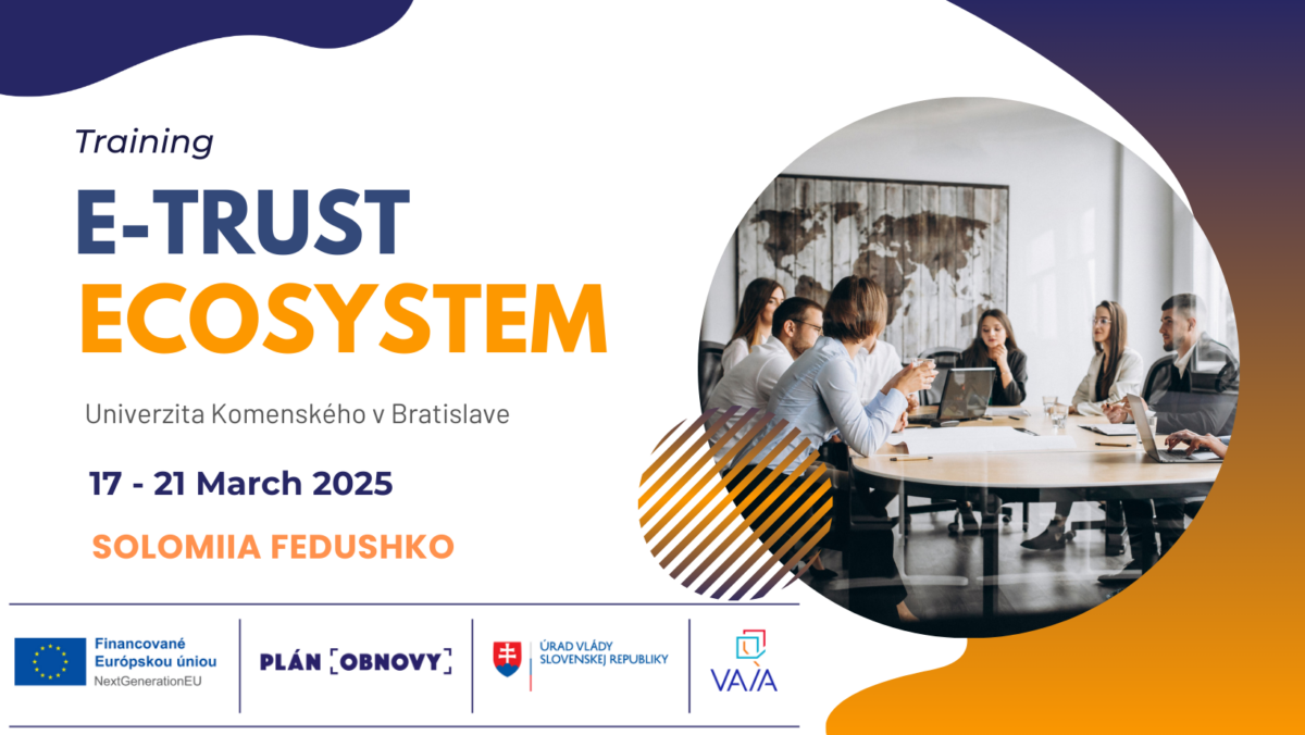 Training “E-Trust Ecosystem”